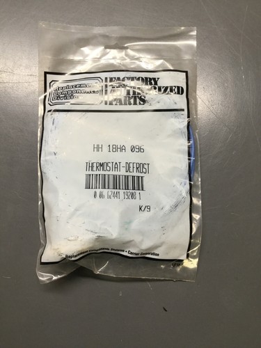 NEW, SEALED, CARRIER, HH18HA096, DEFROST THERMOSTAT, (10M-1)
