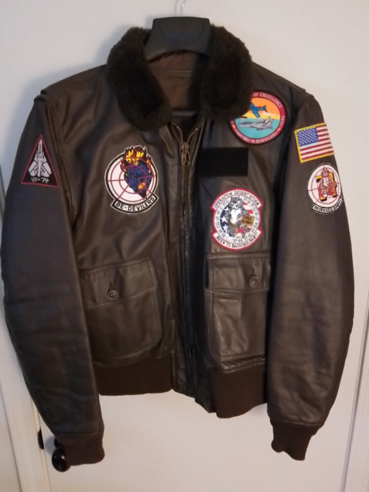 91s USS DESERT STORM スーベニアジャケット ヴィンテージ 40s WW2 VINTAGE USS.SIERRA AD-18 USN SOUVENIR JACKET US.NAVY
