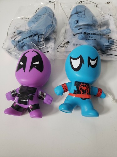 2018 McDonald's Spiderman Spider-verse Toys, 2 unopened of #5