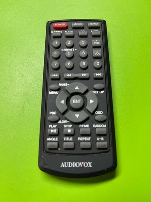 AUDIOVOX Y434BI Remote Control for AV1510D PAV1510DTV UDV9010