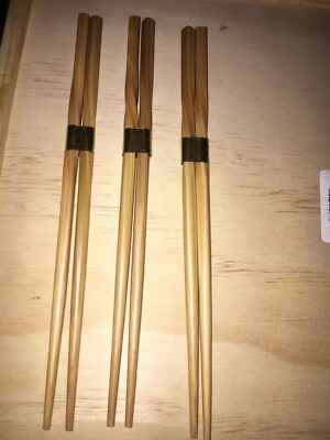 3 Pairs Kagetsu Japanese Wood Reusable Chopsticks