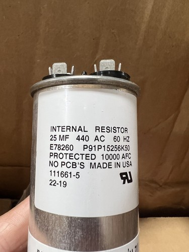 Red Jacket 111-661-5 capacitor 25.0 Mfd, Made in the USA by