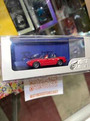 1:64 MicroTurbo Mazda Miata MX-5 Customized Red Eunos Roadster