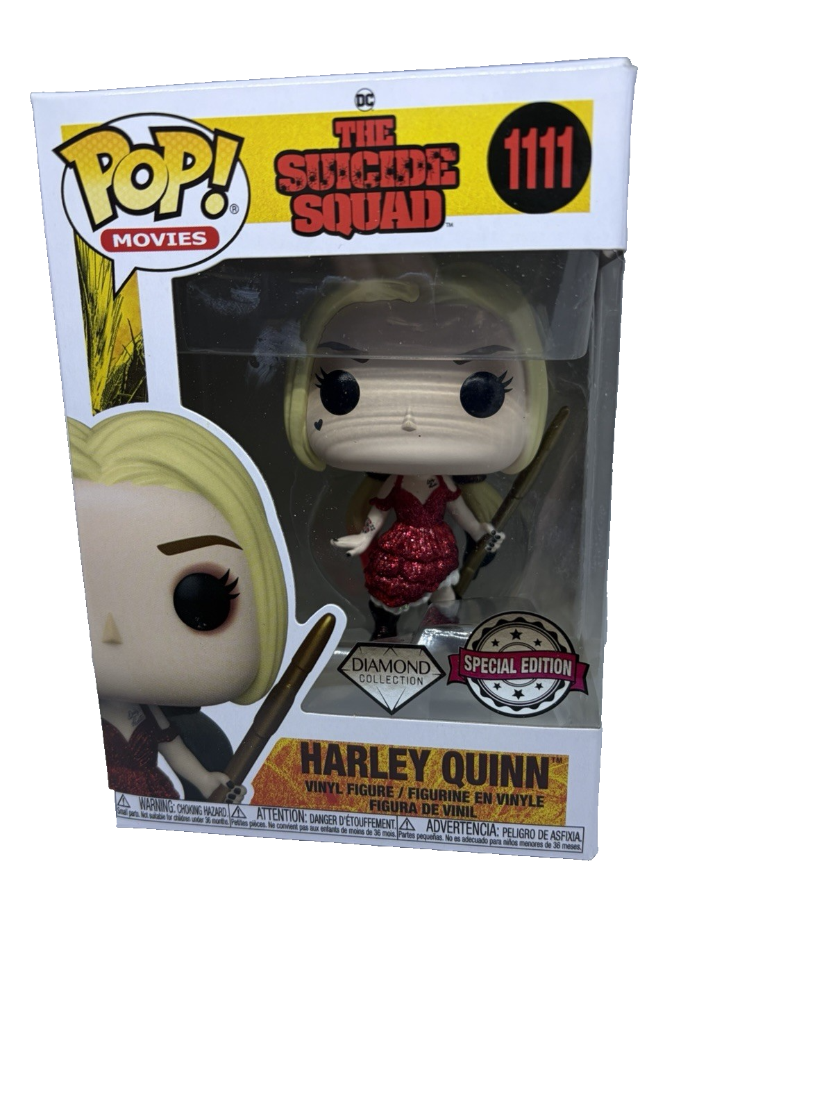 Funko DC Pop 1111 The suicide squad Harley Quinn vynle figure special edition