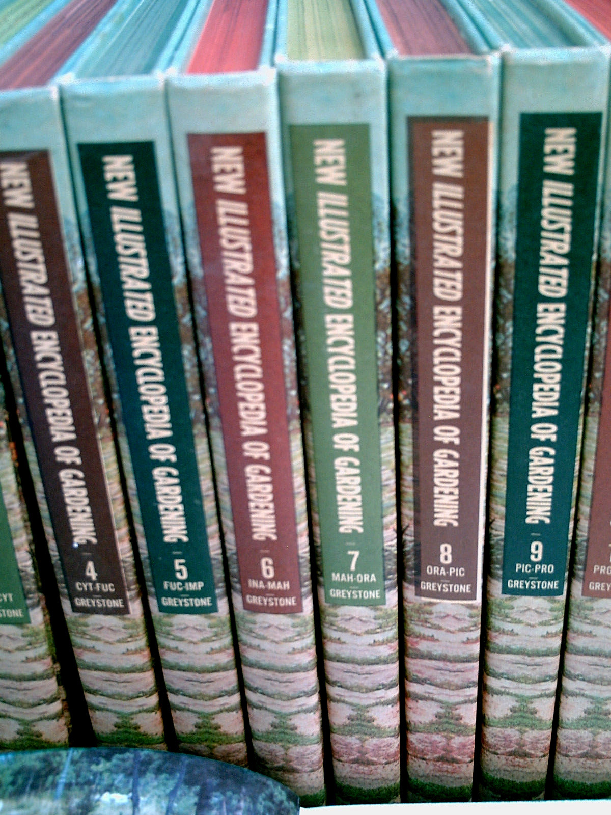 VINTAGE FULL SET of 12 New Illustrated Encyclopedia of Gardening Greystone Book