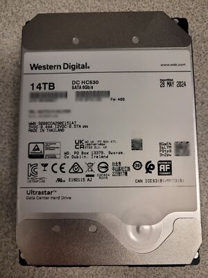 WD Ultrastar DC HC530 14TB SATA 6G 3.5 WD Ultrastar DC HC530 14TB SATA 6G 3.5