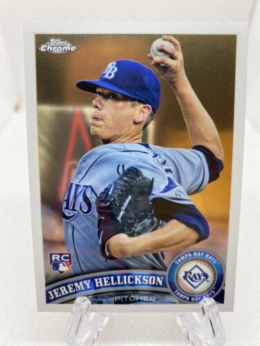 Jeremy Hellickson 2011 Topps Chrome Rookie Card #200. rookie card picture