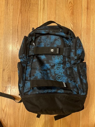 BURTON Backpack Skateboard bag with Board Straps Black/blue Rn 87380 padded  #8