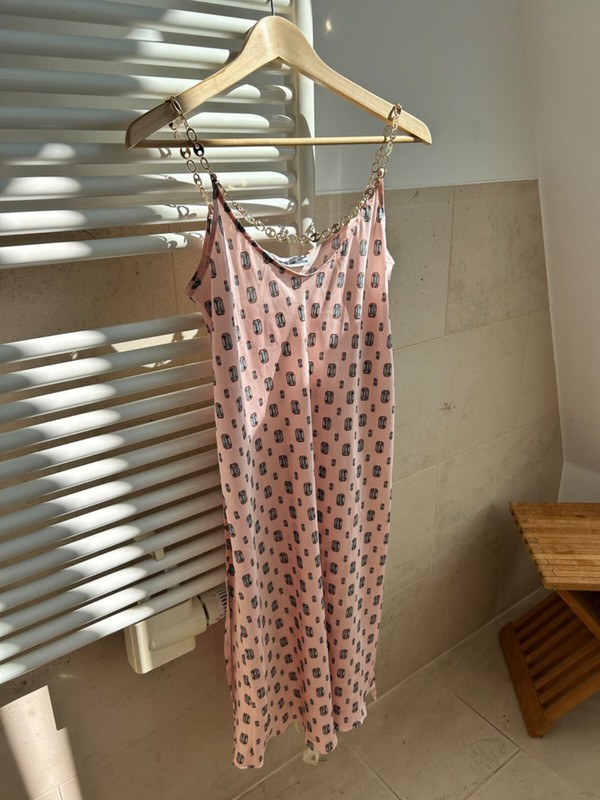 Paco Rabanne Kleid, Fr 38, Pink/Rosa