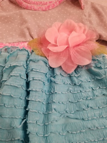 Peaches And Cream 6/9 Month Girls Romper