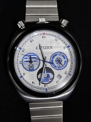Citizen Star Wars Men's Quartz Tsuno Chronograph Watch R2-D2