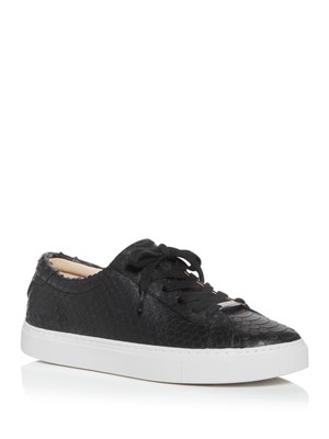 

Женские кожаные спортивные кроссовки J SLIDES Black Scales Lacee Cut на платформе 8,5 м, Черный, LACEE CUT