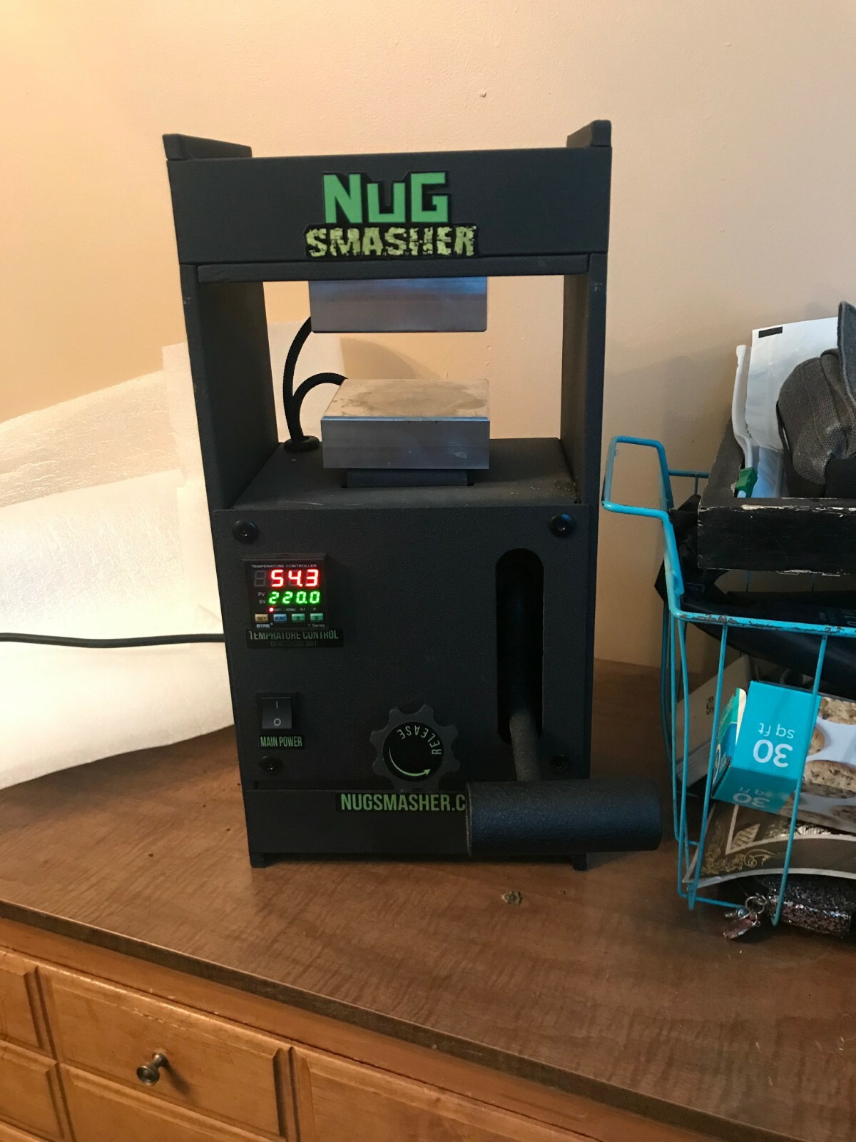 NugSmasher Original 12 Ton Rosin Press
