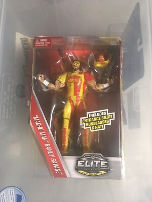 WWE ELITE COLLECTION FLASHBACK ULTIMATE MANIACS ''MACHO MAN'' RANDY SAVAGE FIGURE