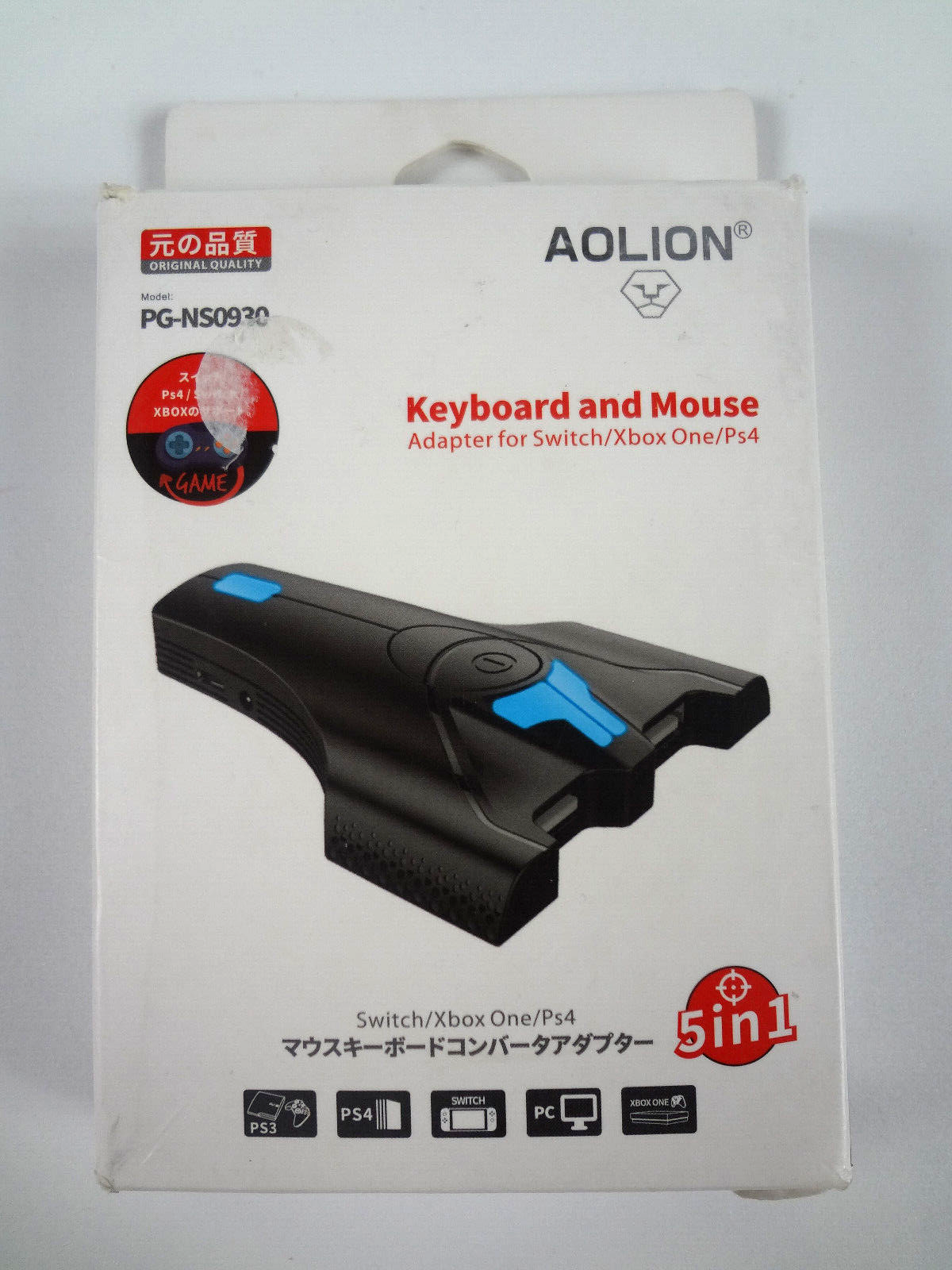 And Mouse Adapter For Switch/xbox One/ps4 No Cables
