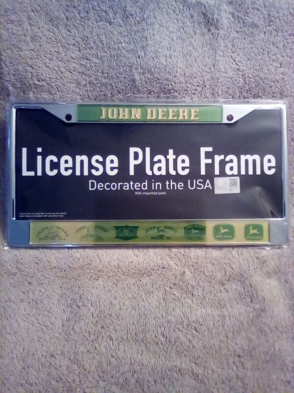 WinCraft John Deere License Plate Frame Vintage