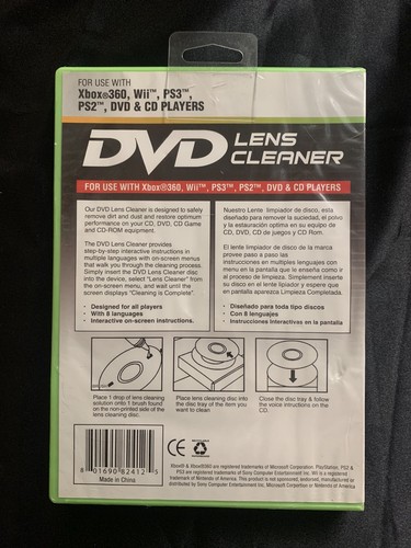 Playtech DVD Cleanser For DVD, Wii, Xbox 360, PS3, and CD Players