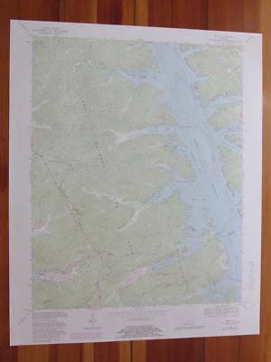 Mont Kentucky 1987 Original Vintage USGS Topo Map