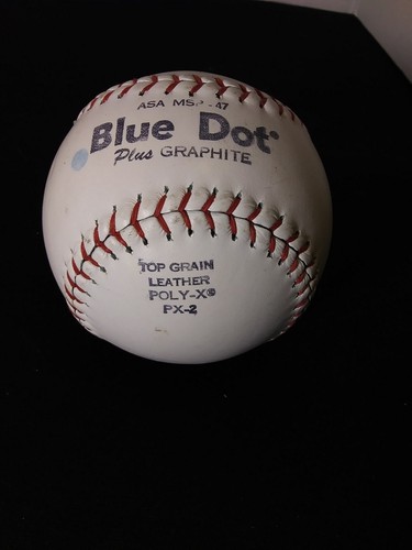 Worth Blue Dot Poly-X Core Traditional Flight Leather Cover SOFTBALLS PX-2