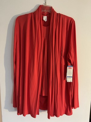 Jones New York 2 Pc Women's Summer Cardigan Size XL NWT Tank Top NWT L