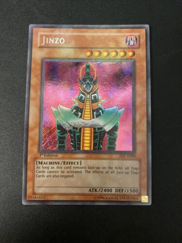 Yu Gi Oh Jinzo PSV-E000 Rare Secret 1st Edition English Yu Gi Oh Jinzo PSV-E000 Rare Secret 1st Edition English