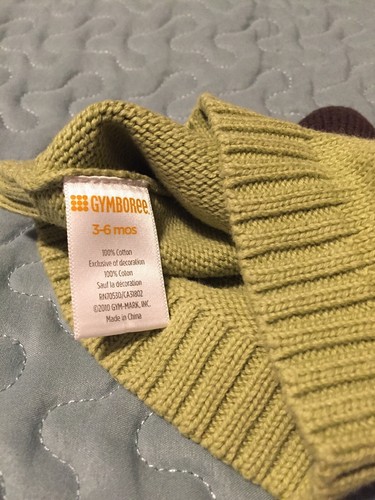 Gymboree Infant Boys Dinosaur Hat 3-6 Mos Lime Green/Brown