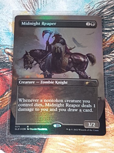 MTG Midnight Reaper Foil Borderless Secret Lair Artist