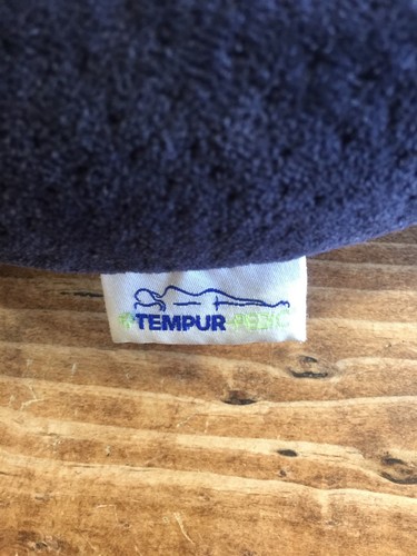 Genuine Tempurpedic Travel Neck Pillow Memory Foam Airplane Flying Travel