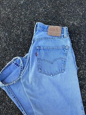 Vintage 70s 80s Levi s 501 Selvedge Denim Jeans Size 28x30 Rare Redlines Vtg