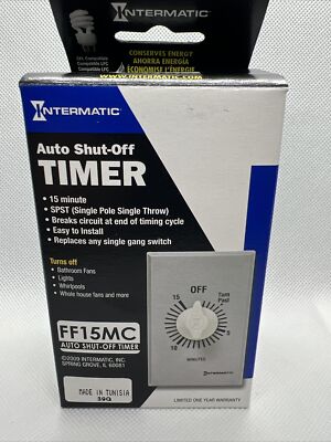 Intermatic FF15MC 15 Minutes Auto Shut-Off Timer