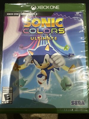 Sega Sonic Colors Ultimate Microsoft Xbox One/Series X Brand New (Sealed)