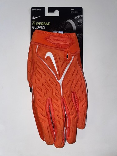 Nike Superbad 6.0 Football Gloves Team Orange Men's Size 3XL