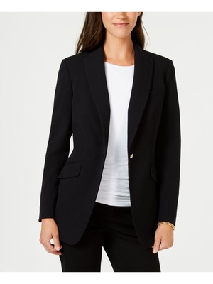 

ANNE KLEIN Женский черный пиджак для работы, 10694602