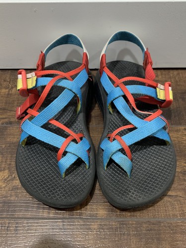 チャコット CHACO Z Cloud X2 Remix Sandals Woodstock Dove Guitar Red Blue