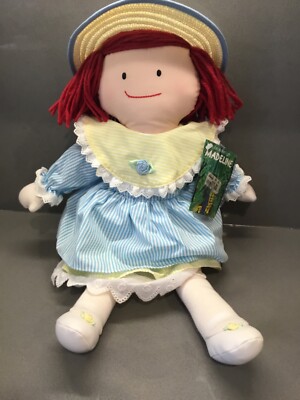 Eden MADELINE PLUSH Stuffed Rag Doll 1990 18'' NEW WITH TAGS! HTF