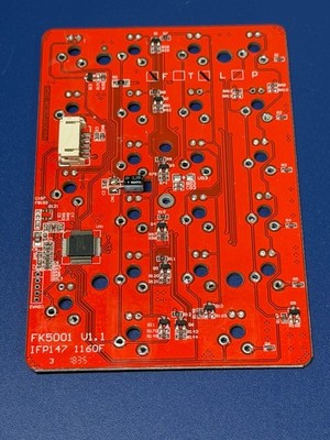 FK5001 V1.1 Mechanical Keyboard PCB Red Circuit Board Electronics