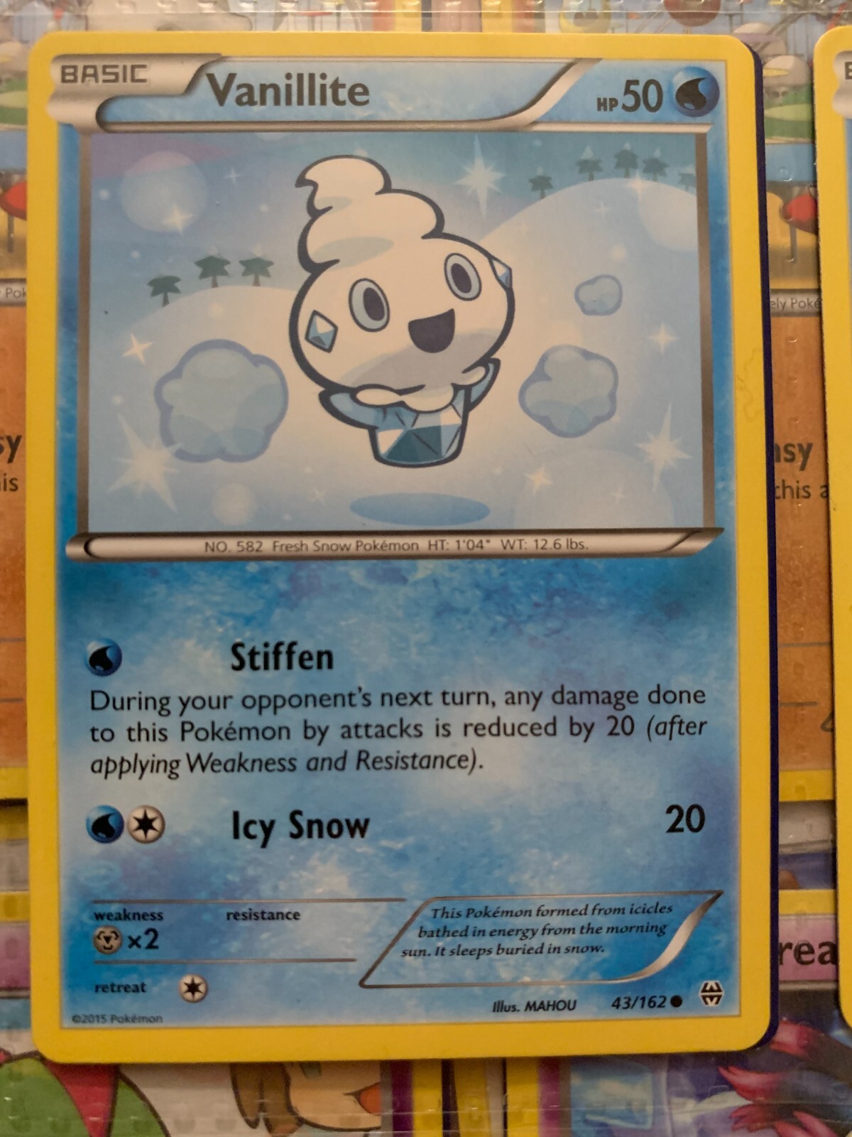 vanillite pokemon card value Pokémon TCG Vanillite BREAKthrough 43/162 Regular Common MINT / NM