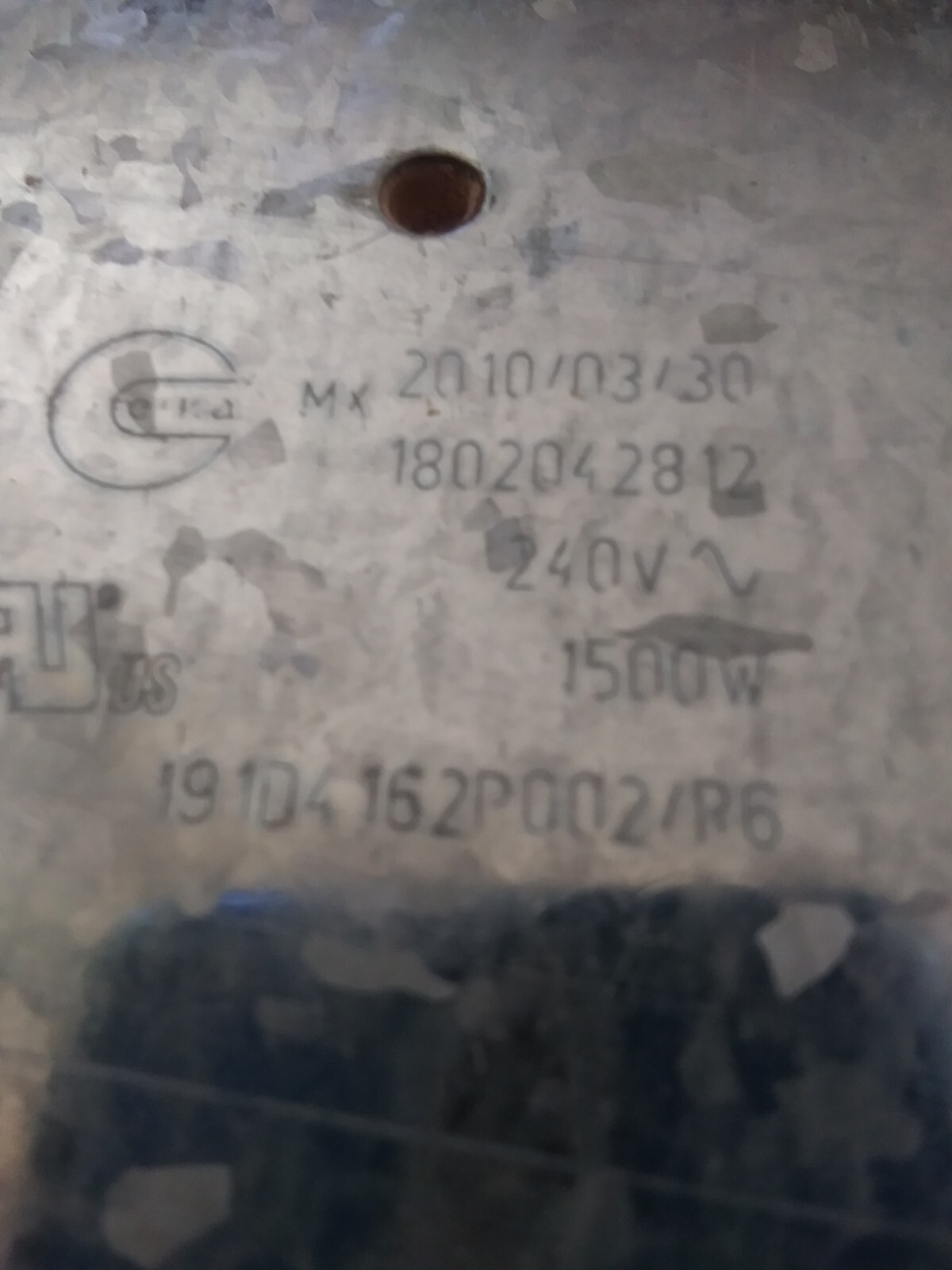 GE Electric Range Model JBS55DM2WW 6" Radiant Surface Element WB30T10129