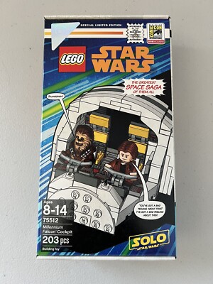 SDCC 2018 LEGO Star Wars Millennium Falcon Cockpit (178/3000) (75512)