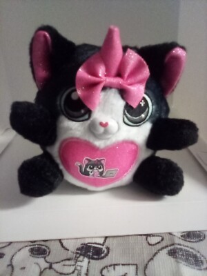Rainbocorns Kittycorn Bow Surprise Series 2 Zuru Plush Pink & Black Cat Rare