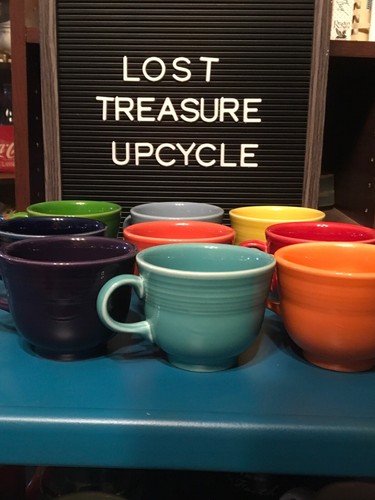 Vintage Fiesta Ware - Lot of 9 Coffee Cups - Assorted Colors