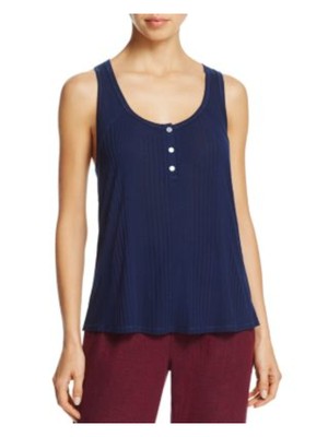 

SPLENDID Intimates Темно-синяя футболка для сна Henley, Navy
