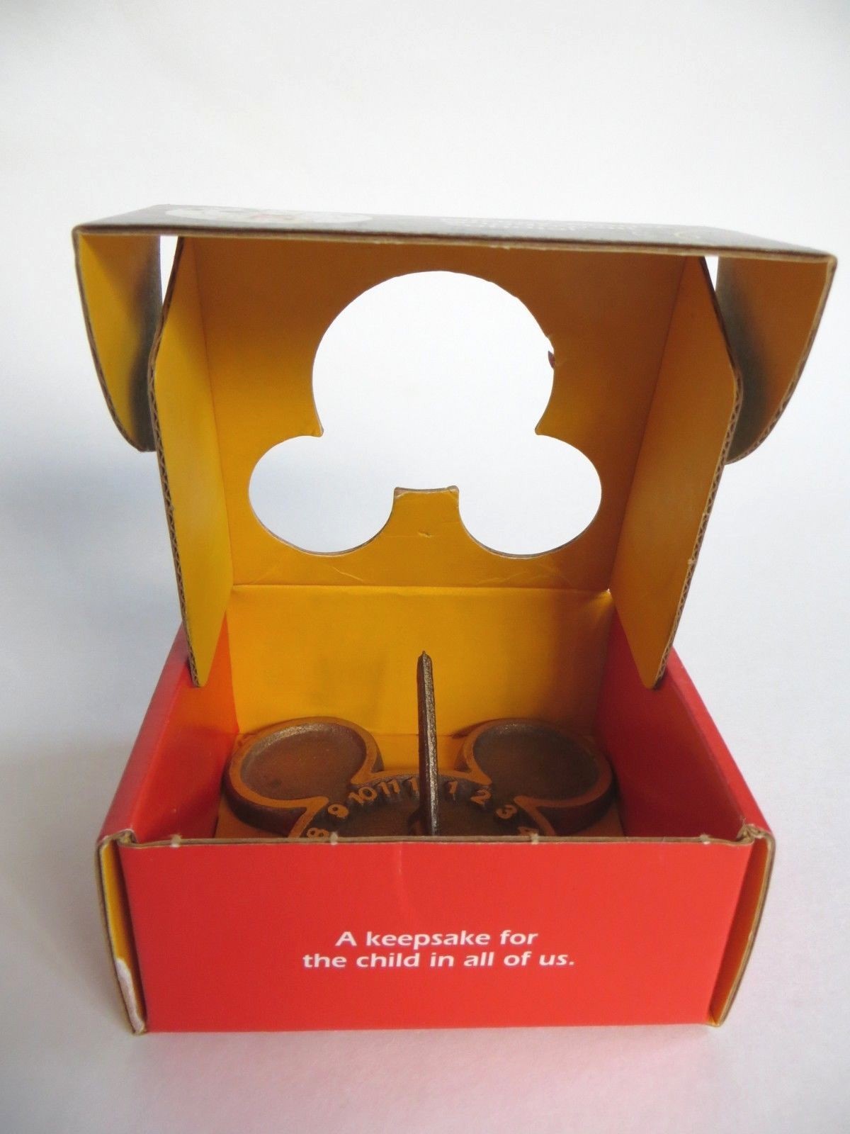 NEW DISNEY MICKEY MOUSE BRONZE Windowsill SUNDIAL~USA/WHITE SWAN~in Orig.Box