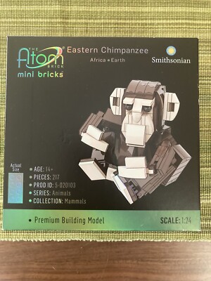 Eastern Chimpanzee  Premium Building Model The Atom Brick Mini Bricks Block