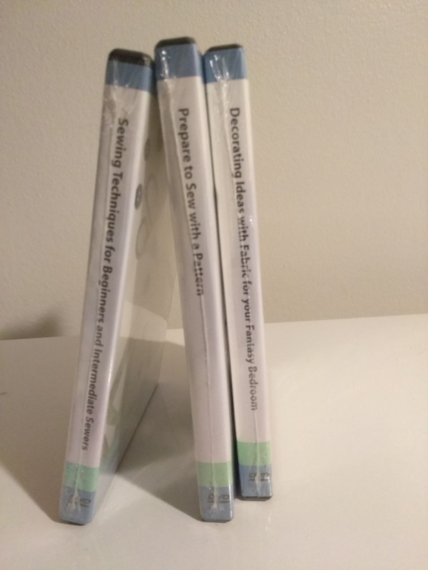 How to Sew / set of 3 dvd's New &