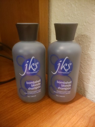 Set of 2 JKS international bombshell blonde Shampoo - 8 oz.