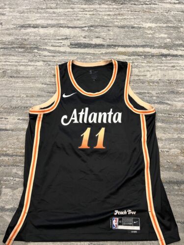 Trae Young Atlanta Hawks Nike Jersey Mens XL Black Peach