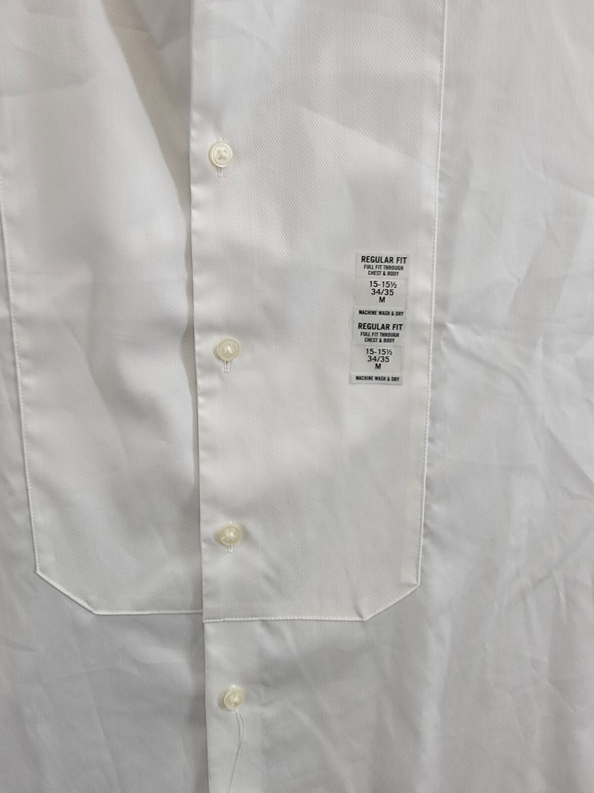 Calvin Klein Infinite Color Regular Fit Dress Shirt Men's M 15-15.5 34-35 White - Picture 9 of 19