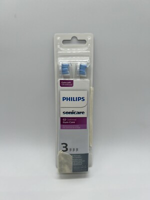 Philips Sonicare G2 Optimal Gum Care Brush Heads - White (3-Pack)