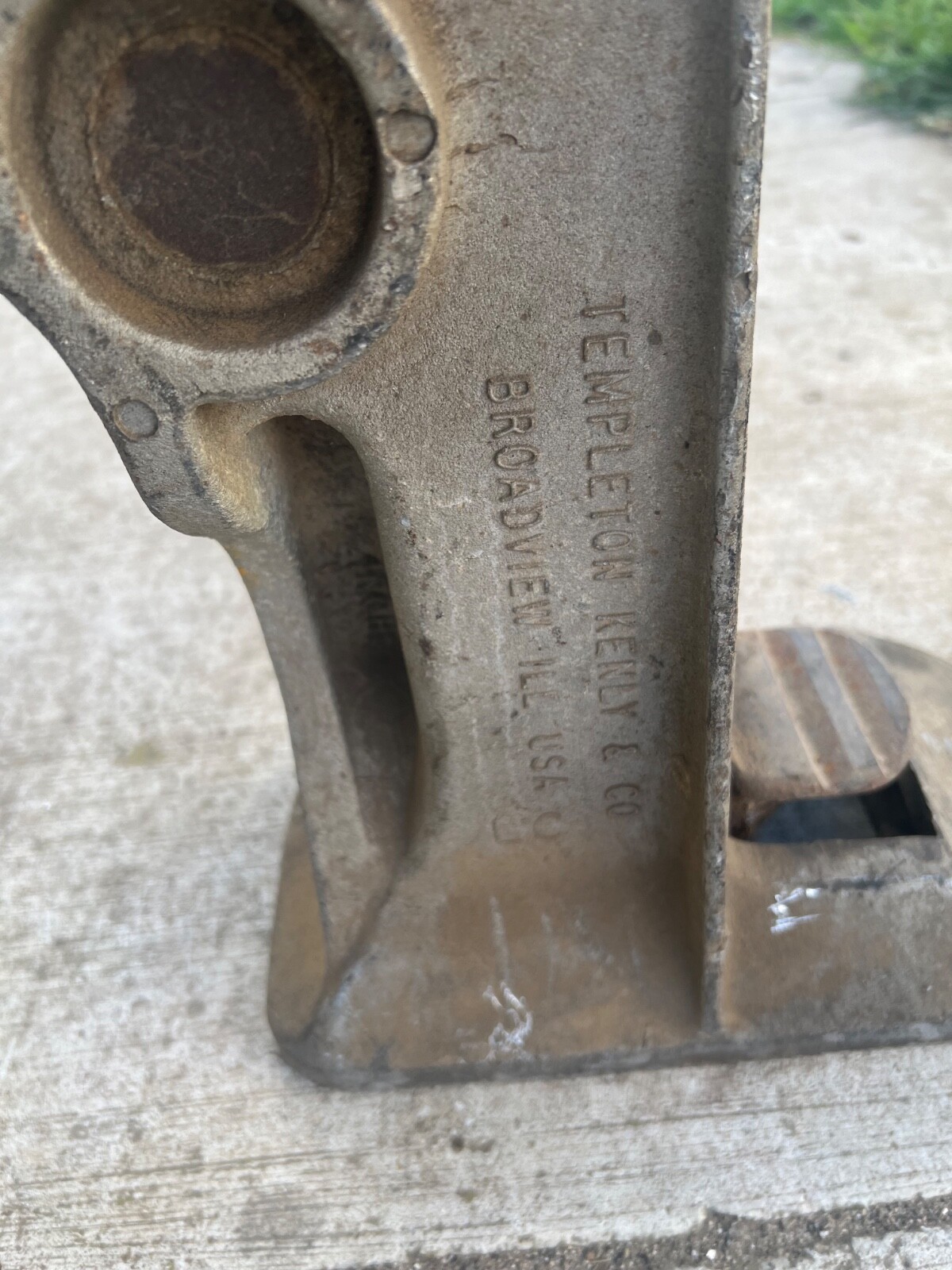 のりひ〜　　　　　　　　　　　　　　　　　【Ｖｉｎｔａｇｅ】ＭＯＮＴＡＮＡ Vintage Simplex A17 15 Ton Aluminum Railroad Mechanical Jack